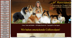 Desktop Screenshot of collies-of-kassiopeia.de